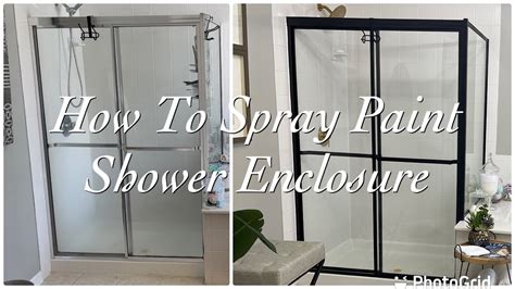 paint for metal shower enclosure|diy aluminum shower enclosure.